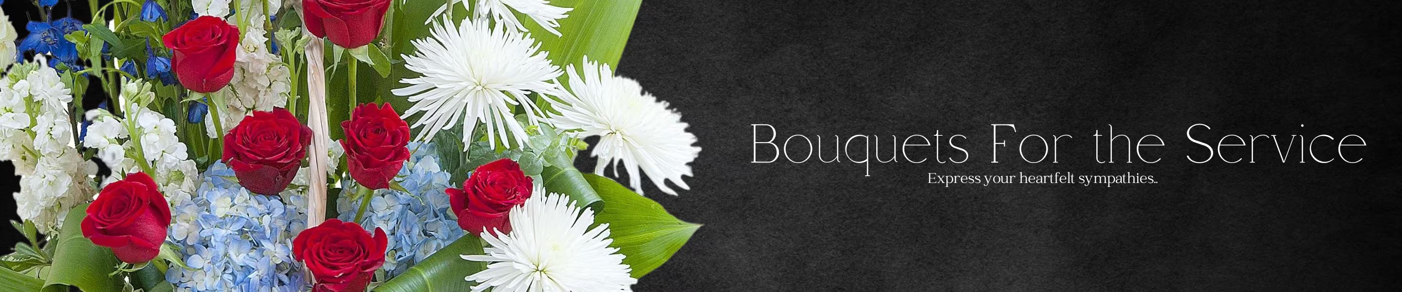 Bouquets For The Service Delivery Rochester MN Renning's Florist